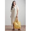 imageMaison d Hermine Shopping Bags Cotton Quilted Tote Bag with Zipper Pockets Small Pouch Reusable Grocery Bag Work Travel12  Colmar