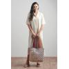 imageMaison d Hermine Shopping Bags Cotton Quilted Tote Bag with Zipper Pockets Small Pouch Reusable Grocery Bag Work Travel20  Bamako  Bakary