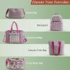 imageMaison d Hermine Shopping Bags Cotton Quilted Tote Bag with Zipper Pockets Small Pouch Reusable Grocery Bag Work Travel21  Bamako  Bakary