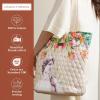 imageMaison d Hermine Shopping Bags Cotton Quilted Tote Bag with Zipper Pockets Small Pouch Reusable Grocery Bag Work Travel27  Master Piece