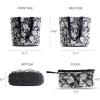 imageMaison d Hermine Shopping Bags Cotton Quilted Tote Bag with Zipper Pockets Small Pouch Reusable Grocery Bag Work Travel28  Pretty Autumn