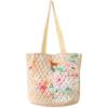 imageMaison d Hermine Shopping Bags Cotton Quilted Tote Bag with Zipper Pockets Small Pouch Reusable Grocery Bag Work Travel25  Ibiza