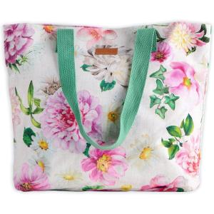 imageMaison d Hermine Canvas Tote Bag for Women Cotton Canvas Reusable Shoulder Grocery Bags Bulk with Handle for Shopping Travel19  Pivoine