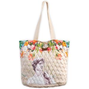 imageMaison d Hermine Shopping Bags Cotton Quilted Tote Bag with Zipper Pockets Small Pouch Reusable Grocery Bag Work Travel27  Master Piece