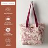 imageMaison d Hermine Canvas Tote Bag for Women Cotton Canvas Reusable Shoulder Grocery Bags Bulk with Handle for Shopping Travel02  the Miller  Red