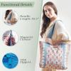 imageMaison d Hermine Canvas Tote Bag for Women Cotton Canvas Reusable Shoulder Grocery Bags Bulk with Handle for Shopping Travel05  Romane