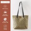 imageMaison d Hermine Canvas Tote Bag for Women Cotton Canvas Reusable Shoulder Grocery Bags Bulk with Handle for Shopping Travel08  Art Deco