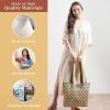 imageMaison d Hermine Canvas Tote Bag for Women Cotton Canvas Reusable Shoulder Grocery Bags Bulk with Handle for Shopping Travel08  Art Deco