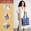imageMaison d Hermine Canvas Tote Bag for Women Cotton Canvas Reusable Shoulder Grocery Bags Bulk with Handle for Shopping Travel09  Birdies on Wire