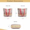 imageMaison d Hermine Canvas Tote Bag for Women Cotton Canvas Reusable Shoulder Grocery Bags Bulk with Handle for Shopping Travel11  Jaipur