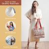 imageMaison d Hermine Canvas Tote Bag for Women Cotton Canvas Reusable Shoulder Grocery Bags Bulk with Handle for Shopping Travel11  Jaipur