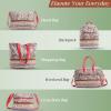 imageMaison d Hermine Canvas Tote Bag for Women Cotton Canvas Reusable Shoulder Grocery Bags Bulk with Handle for Shopping Travel11  Jaipur