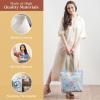 imageMaison d Hermine Canvas Tote Bag for Women Cotton Canvas Reusable Shoulder Grocery Bags Bulk with Handle for Shopping Travel12  Equinoxe