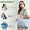imageMaison d Hermine Canvas Tote Bag for Women Cotton Canvas Reusable Shoulder Grocery Bags Bulk with Handle for Shopping Travel12  Equinoxe