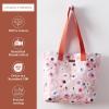 imageMaison d Hermine Canvas Tote Bag for Women Cotton Canvas Reusable Shoulder Grocery Bags Bulk with Handle for Shopping Travel15  Pale Garden