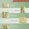 imageMaison d Hermine Canvas Tote Bag for Women Cotton Canvas Reusable Shoulder Grocery Bags Bulk with Handle for Shopping Travel17  Bonobo  Yellow