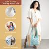 imageMaison d Hermine Canvas Tote Bag for Women Cotton Canvas Reusable Shoulder Grocery Bags Bulk with Handle for Shopping Travel18  Katmandou  Turquoise