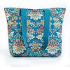 imageMaison d Hermine Canvas Tote Bag for Women Cotton Canvas Reusable Shoulder Grocery Bags Bulk with Handle for Shopping Travel22  Marquise  Blue