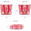 imageMaison d Hermine Canvas Tote Bag for Women Cotton Canvas Reusable Shoulder Grocery Bags Bulk with Handle for Shopping Travel23  Marquise  Red