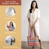imageMaison d Hermine Canvas Tote Bag for Women Cotton Canvas Reusable Shoulder Grocery Bags Bulk with Handle for Shopping Travel25  Ispahan