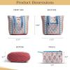 imageMaison d Hermine Shopping Bags Cotton Quilted Tote Bag with Zipper Pockets Small Pouch Reusable Grocery Bag Work Travel05  Romane