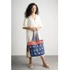 imageMaison d Hermine Shopping Bags Cotton Quilted Tote Bag with Zipper Pockets Small Pouch Reusable Grocery Bag Work Travel08  Birdies on Wire