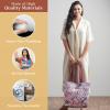 imageMaison d Hermine Shopping Bags Cotton Quilted Tote Bag with Zipper Pockets Small Pouch Reusable Grocery Bag Work Travel09  Osaka