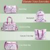 imageMaison d Hermine Shopping Bags Cotton Quilted Tote Bag with Zipper Pockets Small Pouch Reusable Grocery Bag Work Travel09  Osaka