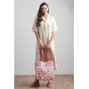 imageMaison d Hermine Shopping Bags Cotton Quilted Tote Bag with Zipper Pockets Small Pouch Reusable Grocery Bag Work Travel14  Pale Garden