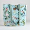 imageMaison d Hermine Shopping Bags Cotton Quilted Tote Bag with Zipper Pockets Small Pouch Reusable Grocery Bag Work Travel15  Hokuzai  Green