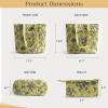 imageMaison d Hermine Shopping Bags Cotton Quilted Tote Bag with Zipper Pockets Small Pouch Reusable Grocery Bag Work Travel16  Bonobo  Yellow