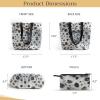imageMaison d Hermine Shopping Bags Cotton Quilted Tote Bag with Zipper Pockets Small Pouch Reusable Grocery Bag Work Travel22  Cheeta