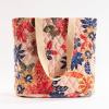 imageMaison d Hermine Shopping Bags Cotton Quilted Tote Bag with Zipper Pockets Small Pouch Reusable Grocery Bag Work Travel25  Kalahari