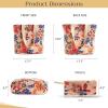 imageMaison d Hermine Shopping Bags Cotton Quilted Tote Bag with Zipper Pockets Small Pouch Reusable Grocery Bag Work Travel25  Kalahari