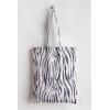imageMaison d Hermine Tote Bag for Women 100 Cotton Reusable Grocery Tote Bags for Shopping Kitchen Beach Travel Perfect Gifts07  Zebra