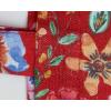imageMaison d Hermine Tote Bag for Women 100 Cotton Reusable Grocery Tote Bags for Shopping Kitchen Beach Travel Perfect Gifts18  Happy Florals  Red