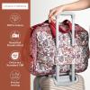 imageMaison d Hermine Weekender Bags for Women Cotton Quilted Duffel Overnight Luggage Weekend Bag for Men Gym Sports Gifts Travel Business Travellers Family Trip25  Kerala  Red