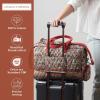 imageMaison d Hermine Weekender Bags for Women Cotton Quilted Duffel Overnight Luggage Weekend Bag for Men Gym Sports Gifts Travel Business Travellers Family Trip11  Jaipur