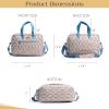 imageMaison d Hermine Weekender Bags for Women Cotton Quilted Duffel Overnight Luggage Weekend Bag for Men Gym Sports Gifts Travel Business Travellers Family Trip21  Albane