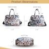 imageMaison d Hermine Weekender Bags for Women Cotton Quilted Duffel Overnight Luggage Weekend Bag for Men Gym Sports Gifts Travel Business Travellers Family Trip20  Cheeta