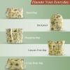 imageMaison d Hermine Weekender Bags for Women Cotton Quilted Duffel Overnight Luggage Weekend Bag for Men Gym Sports Gifts Travel Business Travellers Family Trip17  Bonobo  Grey