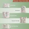 imageMaison d Hermine Weekender Bags for Women Cotton Quilted Duffel Overnight Luggage Weekend Bag for Men Gym Sports Gifts Travel Business Travellers Family Trip07  Blossoms In Spring