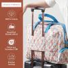 imageMaison d Hermine Weekender Bags for Women Cotton Quilted Duffel Overnight Luggage Weekend Bag for Men Gym Sports Gifts Travel Business Travellers Family Trip21  Albane