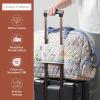 imageMaison d Hermine Weekender Bags for Women Cotton Quilted Duffel Overnight Luggage Weekend Bag for Men Gym Sports Gifts Travel Business Travellers Family Trip15  Faience
