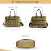 imageMaison d Hermine Weekender Bags for Women Cotton Quilted Duffel Overnight Luggage Weekend Bag for Men Gym Sports Gifts Travel Business Travellers Family Trip13  Art Deco