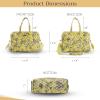 imageMaison d Hermine Weekender Bags for Women Cotton Quilted Duffel Overnight Luggage Weekend Bag for Men Gym Sports Gifts Travel Business Travellers Family Trip17  Bonobo  Grey