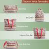 imageMaison d Hermine Weekender Bags for Women Cotton Quilted Duffel Overnight Luggage Weekend Bag for Men Gym Sports Gifts Travel Business Travellers Family Trip11  Jaipur