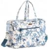 imageMaison d Hermine Weekender Bags for Women Cotton Quilted Duffel Overnight Luggage Weekend Bag for Men Gym Sports Gifts Travel Business Travellers Family Trip01  Bonobo  Blue