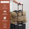 imageMaison d Hermine Weekender Bags for Women Cotton Quilted Duffel Overnight Luggage Weekend Bag for Men Gym Sports Gifts Travel Business Travellers Family Trip13  Art Deco