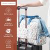 imageMaison d Hermine Weekender Bags for Women Cotton Quilted Duffel Overnight Luggage Weekend Bag for Men Gym Sports Gifts Travel Business Travellers Family Trip10  Ice Florals